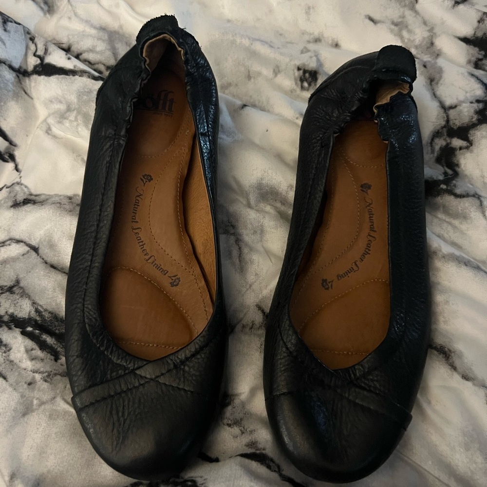 Sofft Black Leather Flats